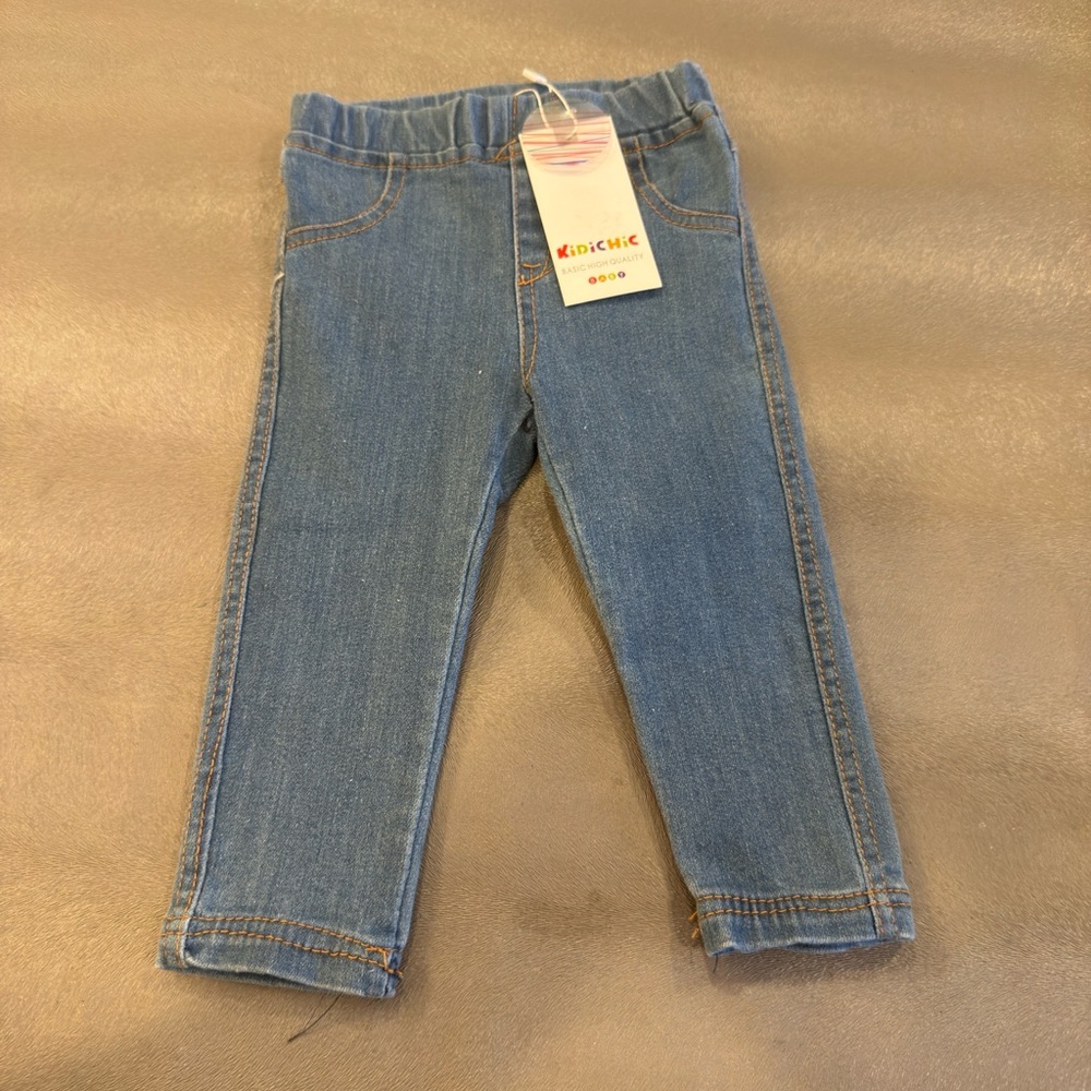 Kids  Blue Jeans leggings . Size 6-12 months